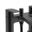 NES Home Vago Matte Black Deck Mounted Waterfall Bath Shower Mixer Tap 5