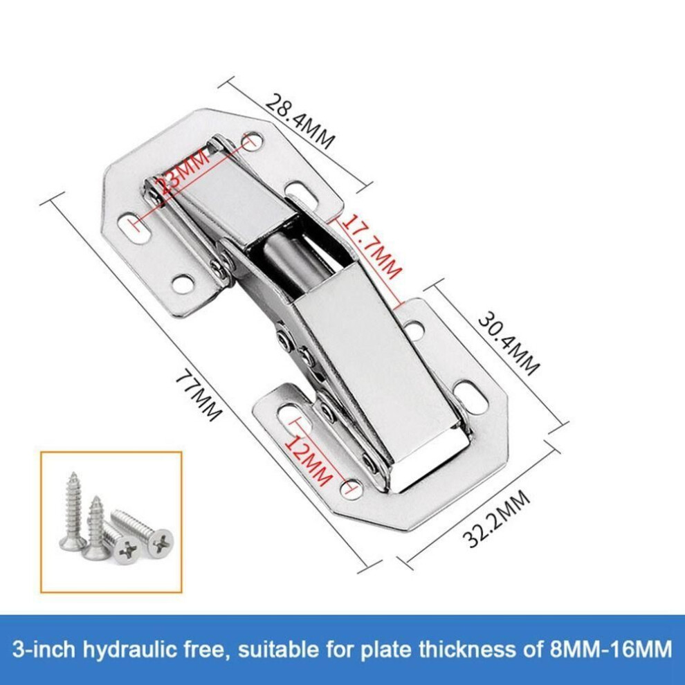 (Style 1) Hydraulic Door Hydraulic Hinges No Punching Door Concealed Hinges Cabinet Door Hinges  Cabinet Door