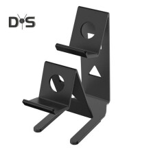 (black) Gamepad Rack for Switch for PS5 for PS for Xbox Gamepad Holder Stand Metal Construction for Controller Desktop Display Rack with Non-Slip Pads
