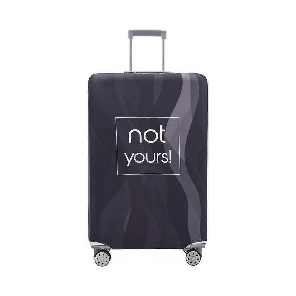 (M, COLOR2) Luggage Cover Washable Suitcase Protector Anti-scratch Suitcase cover Fits 18-32 Inch(Autumn leaves, S)
