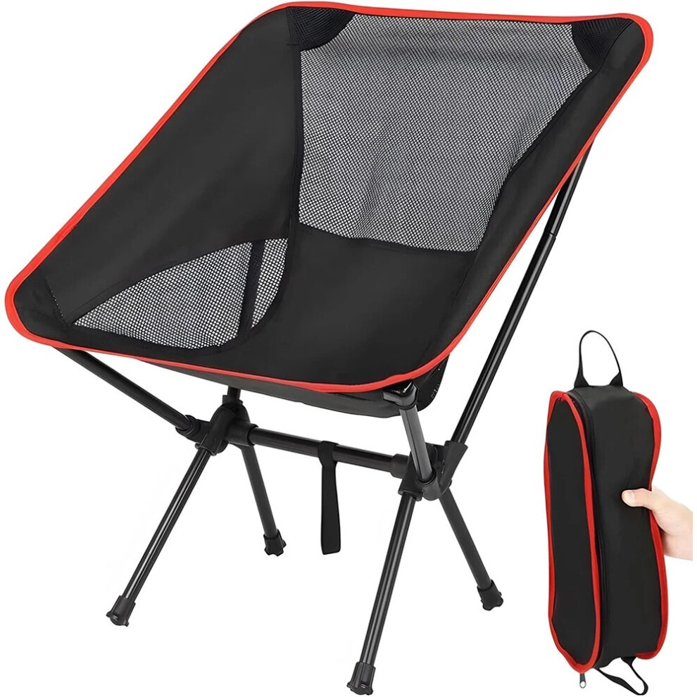 Outdoor Folding Chair Camping Portable Seat High Back Fishing Chair