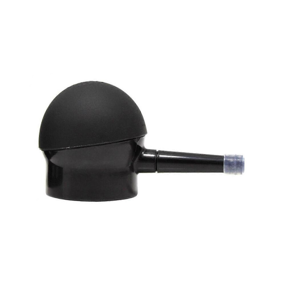 Black Hair Fibre Application Nozzle For Hairdressers, Powder Filling Sprayer (Black) (1Pc)
