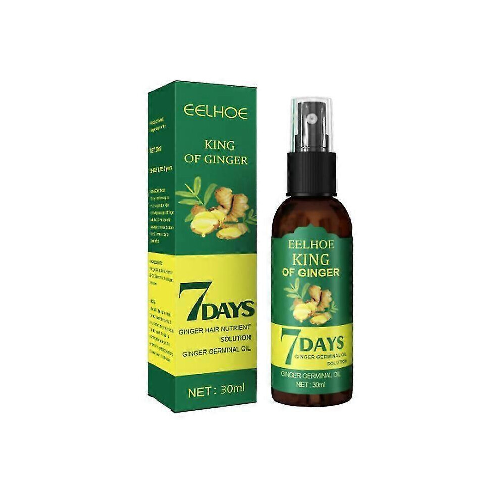 Ginger Spray Hair Growth Nourishing Liquid Hair Massage Scalp Damage Repair Nourishing Liquid