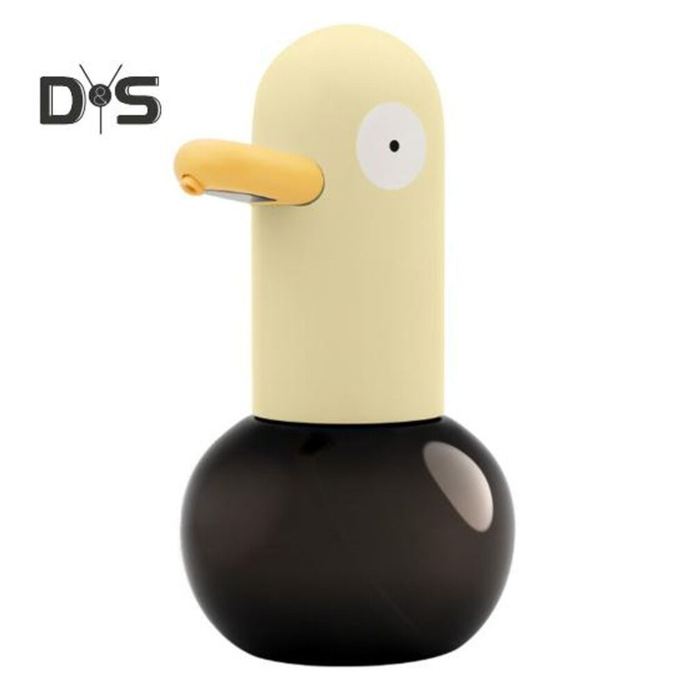 (yellow, A) Automatic Induction Foam Soap Dispenser Contactless Duck Shape Soap Dispenser 400ml Capacity High-Precision Sensor Soap Dispenser