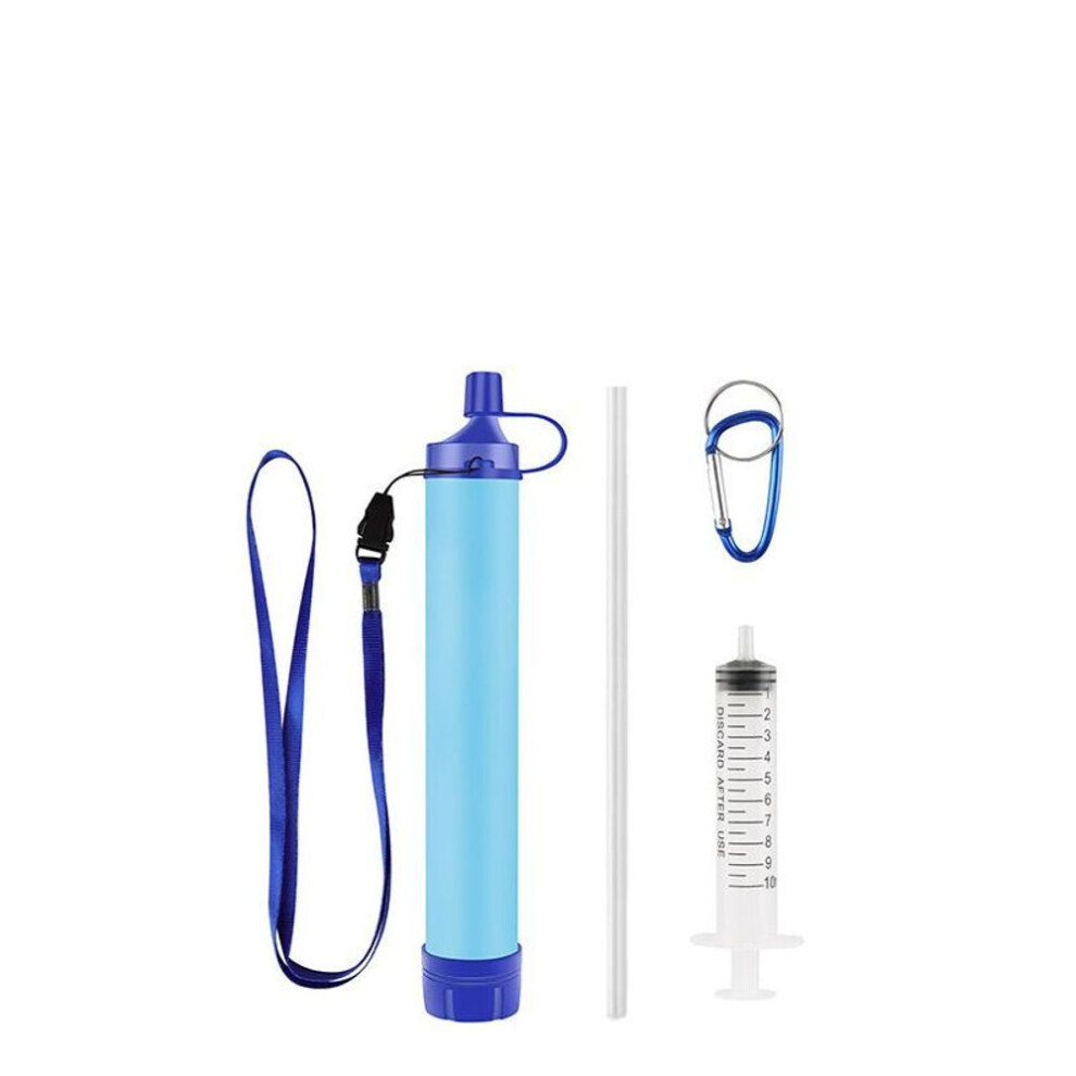 (4PCS) 396 Gallon Outdoor Personal Water Filter Ultra-light 0.01 Micron 4-stage Filter System Portable Water Purifier Survival Straw
