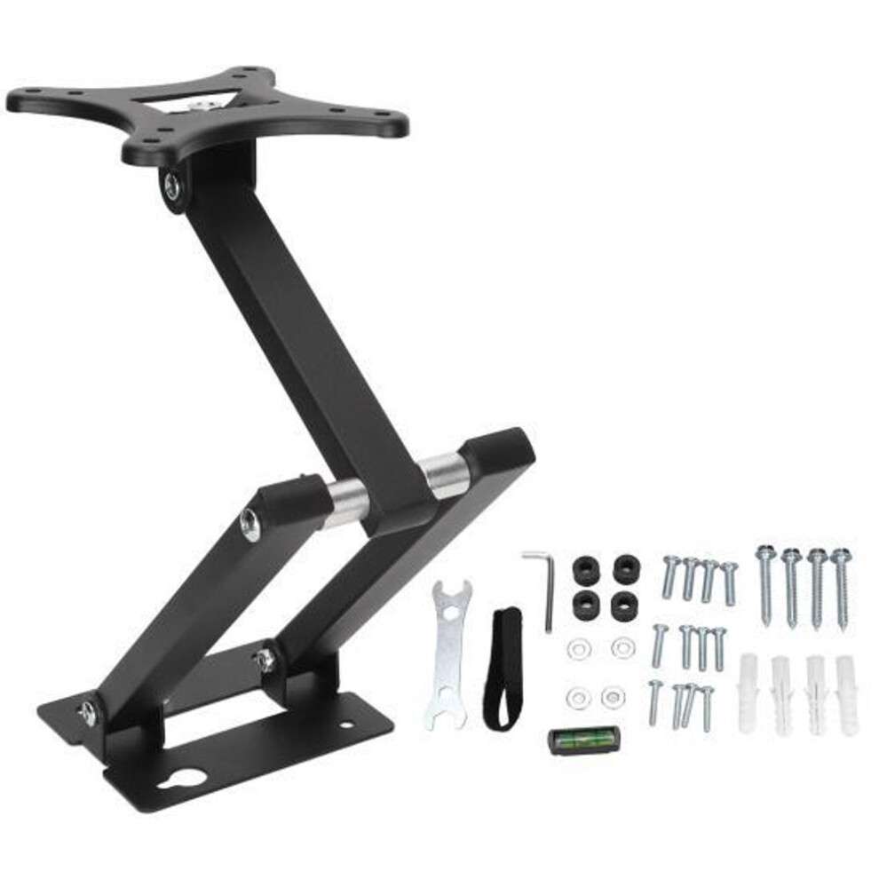 Ctx006 Tv Wall Stand Adjustable Tv Wall Mount Holds Up To 44lb With Vesa (75‑100) X (75‑100) Mm For 17‑22 Inch Tv