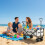 Outsunny Outsunny Outdoor Push Pull Wagon Stroller Cart w/ Canopy Top Grey 9