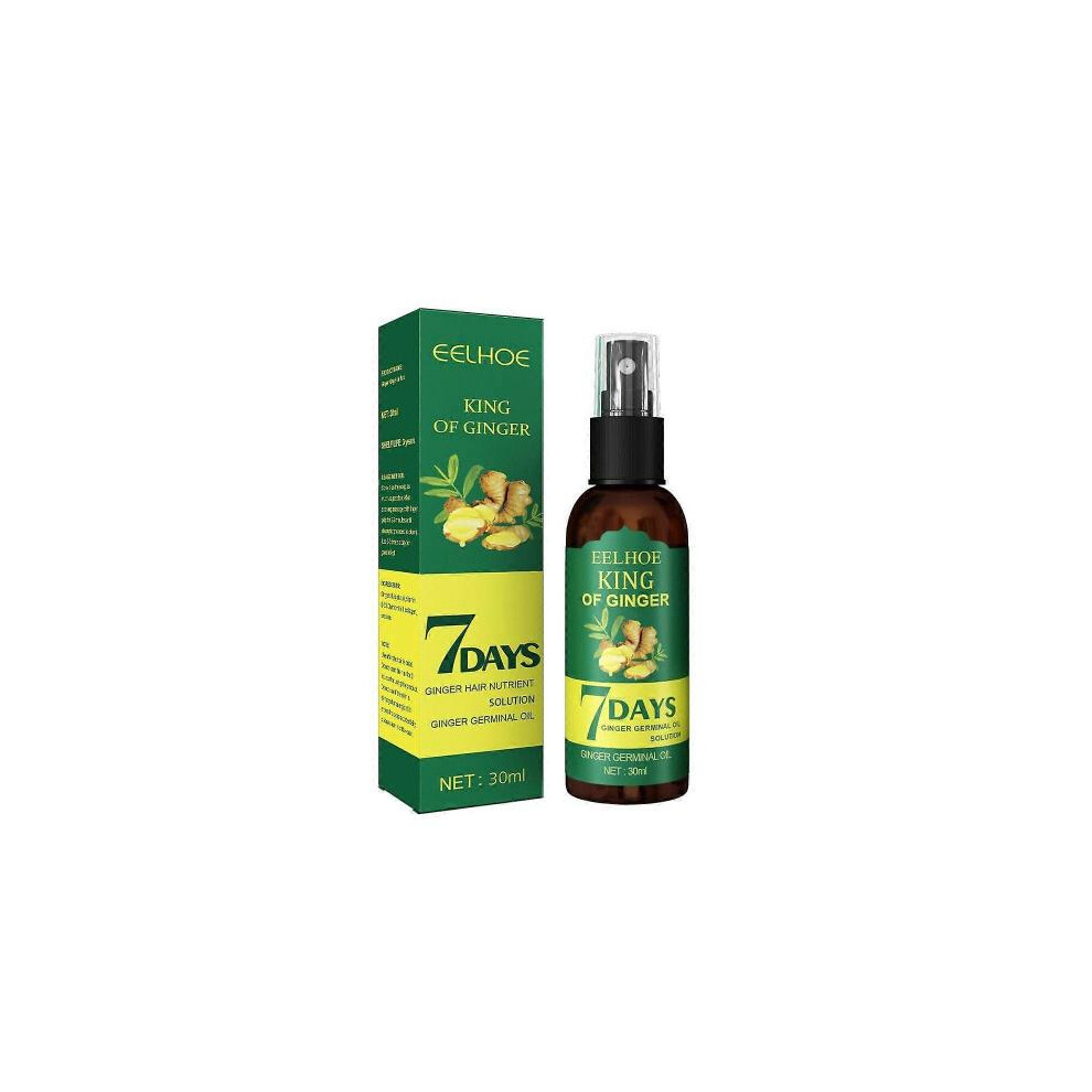 Ginger spray hair growth liquid massage scalp damage repair strong hair nourishing liquid