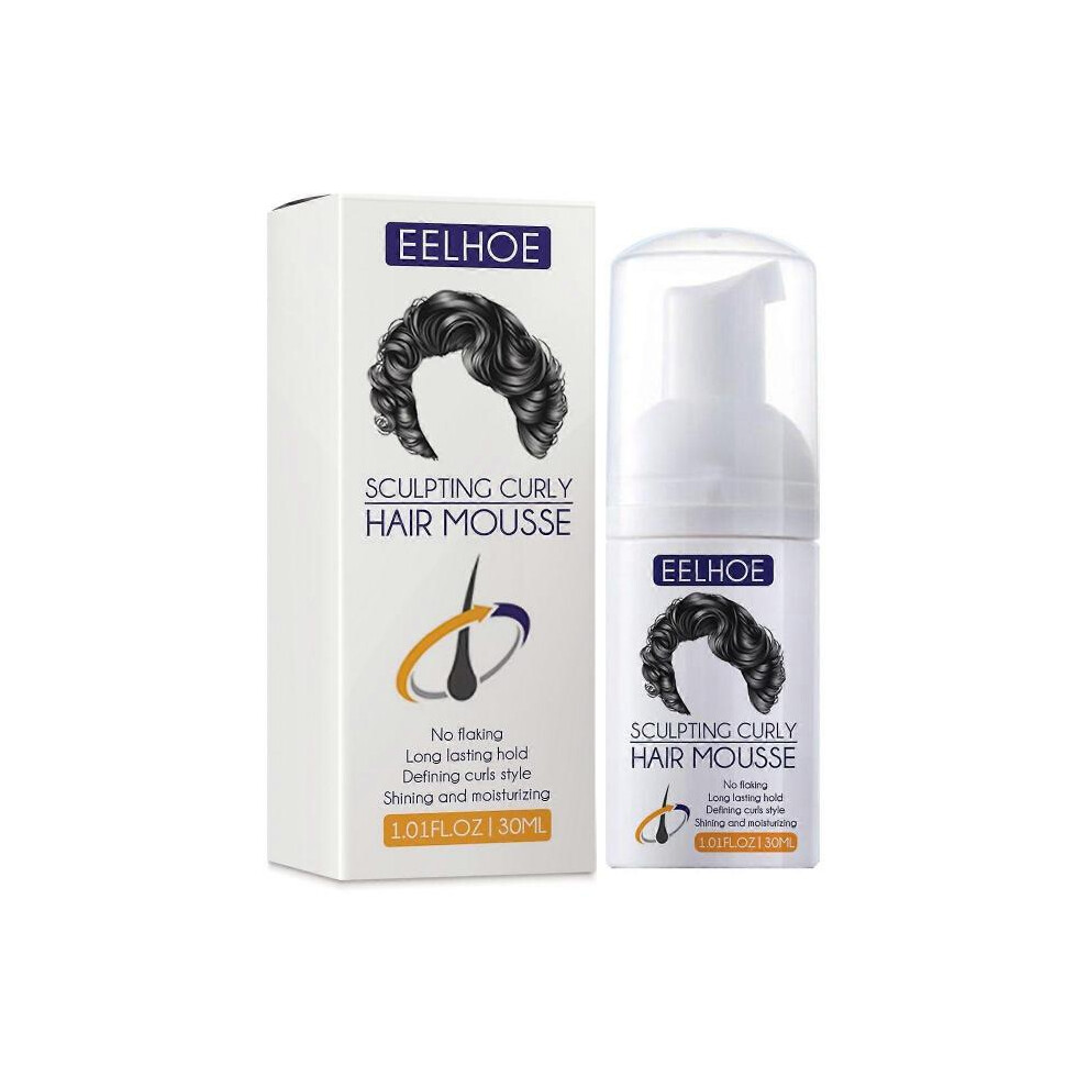 Styling elastin anti-frizz curly hair plump natural fluffy moisturizing perm care styling agent