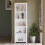 Vida Designs (White & Oak) Arlington 5 Tier Bookcase Shelf Library Storage 6