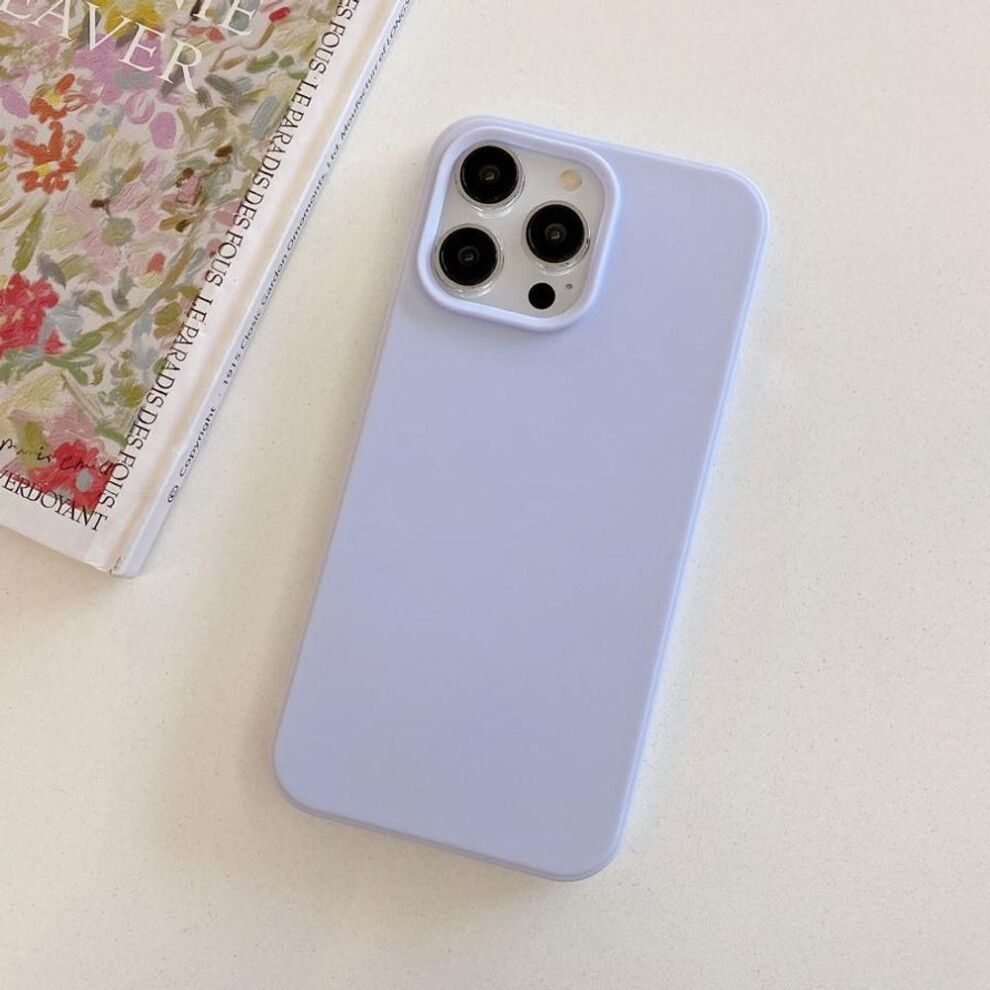 (light purple, iPhone XR) 18 Colors to Choose Ultra Thin Phone Case for iPhone 16 16e 16 Pro Max 16 Plus 15 14 13 12 11 XR XS MAX 6 7 8 Plus SE Solid Color Protective Cover