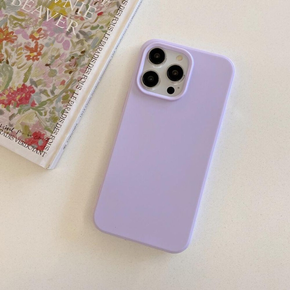 (purple, iPhone 7/8/SE2/SE3) 18 Colors to Choose Ultra Thin Phone Case for iPhone 16 16e 16 Pro Max 16 Plus 15 14 13 12 11 XR XS MAX 6 7 8 Plus SE Solid Color Protective Cover