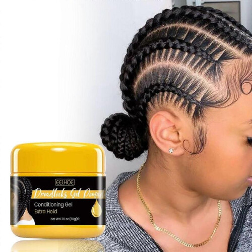 Braid gel wax long-lasting anti-drop moisturizing braid styling gel wax natural luster shape 1