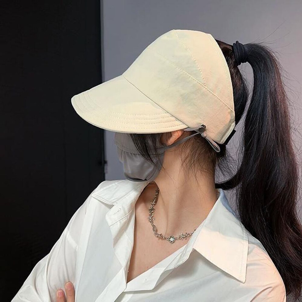 (A6) Multi-functional Uv Protection Hat Adjustable Fisherman Cap Sun Visors Hat Portable Foldable Wide Brim Sun Protection Hats
