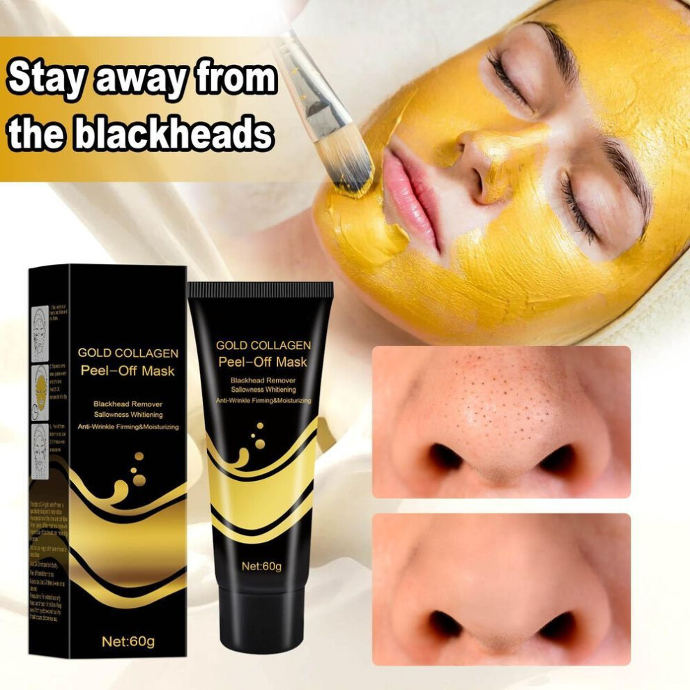 Gold Foil Peel Off Mask Peel Off Mask Collagen Mask Gold Peel Off Mask Peel Off Wrinkle Mask