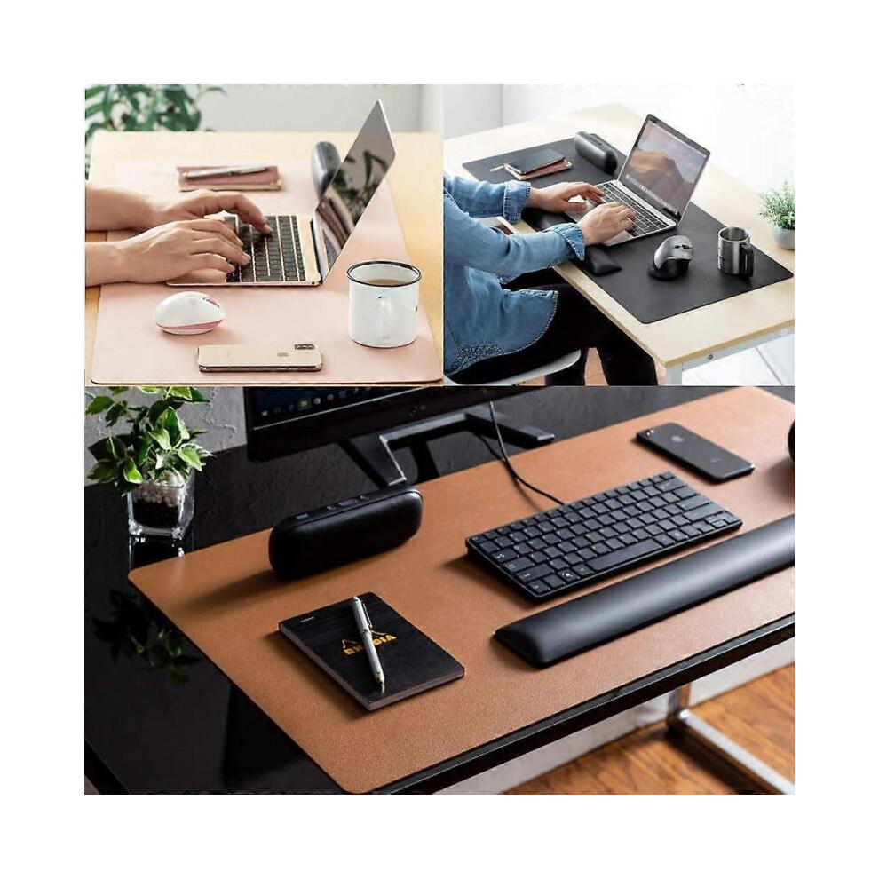 Non-Slip Pu Leather Desk Mat, Waterproof Laptop And Desk Pad, Multifunctional Mouse Pad 5004229918431