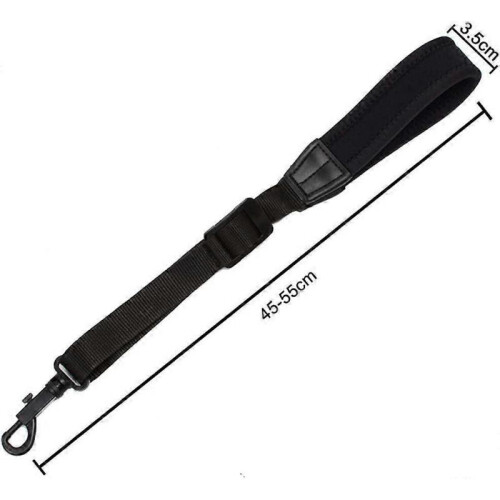 Adjustable saxophone neck strap Soft saxophone leather upholstery 1
