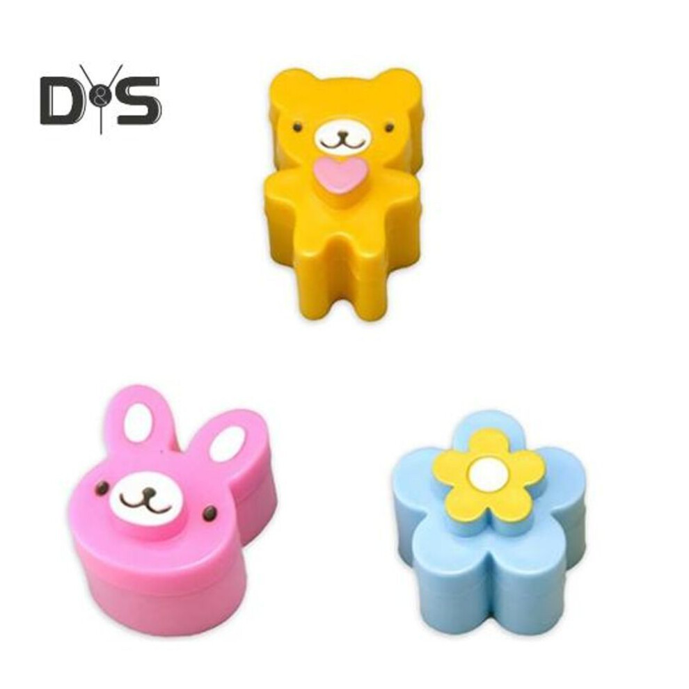 3pcs Sandwich Mold Bread Cutter Cute Cartoon Rabbit Bear Flower Kids Breakfast Lunch Diy Bento Toast Rice Ball Press Mould Cutting Tool Kitchen