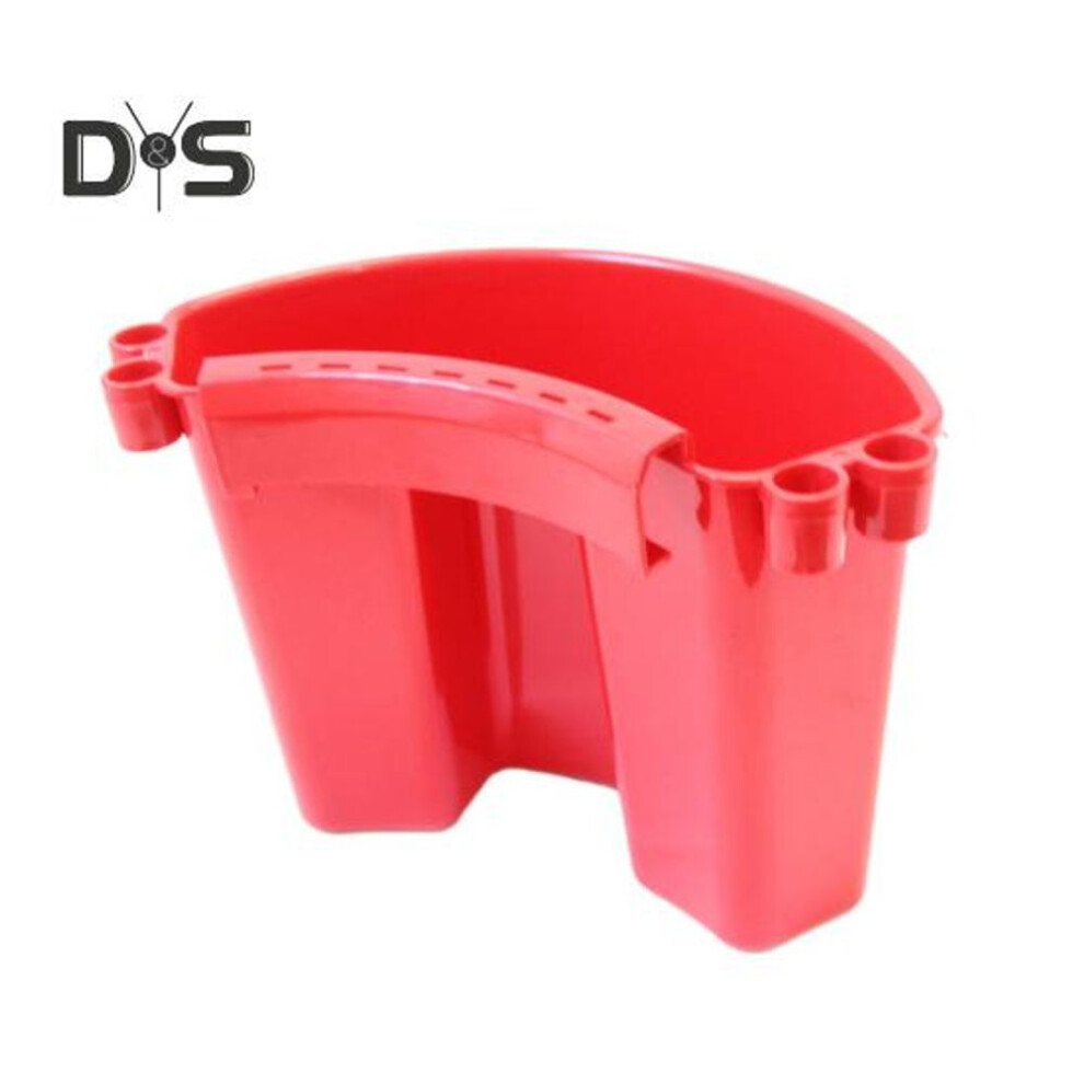 (red) Car Wash Bucket Organizer Multipurpose Detailing Cleaning PP Material for Home Kitchen Auto Care Supply