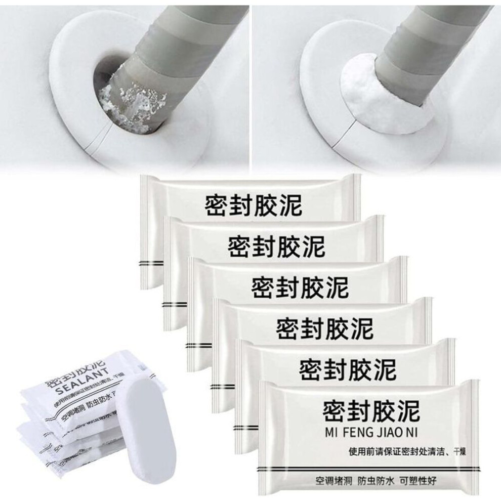(white, 1pcs) New Type Waterproof Sealant Mastic Super Diamond Mudseal, Waterproof Sealing Clay Waterproof Putty Sealant Quick Wall Mending Mud For Drain Connection