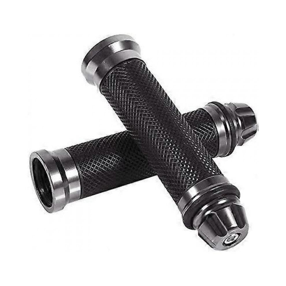 Motorcycle Handlebar Grips, Universal Cnc Aluminum Alloy 7/8'' 22Mm Motorcycle Handlebar Grips 5004229918950