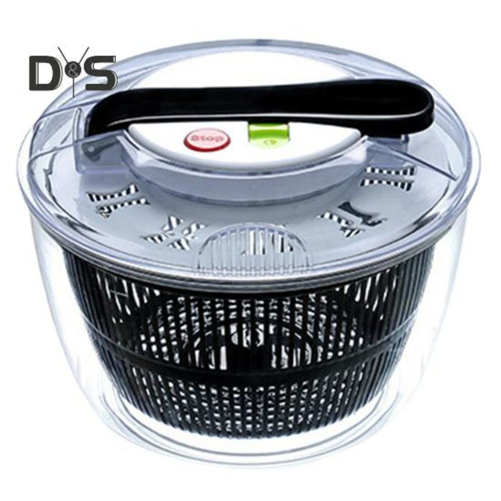 5l Vegetable Dehydrator Convenient Salad Spinner Drain Basket Large Capacity Fruit Washer For Home Kitchen