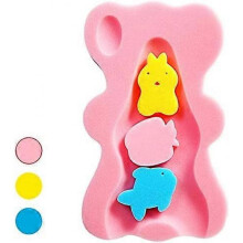Baby Bath Sponge 1-3 Years Comfortable Baby Bath Mat Non-Slip