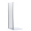 Balterley Contemporary Shower Enclosure 8mm Glass Side Panel, 900mm, Chrome 2