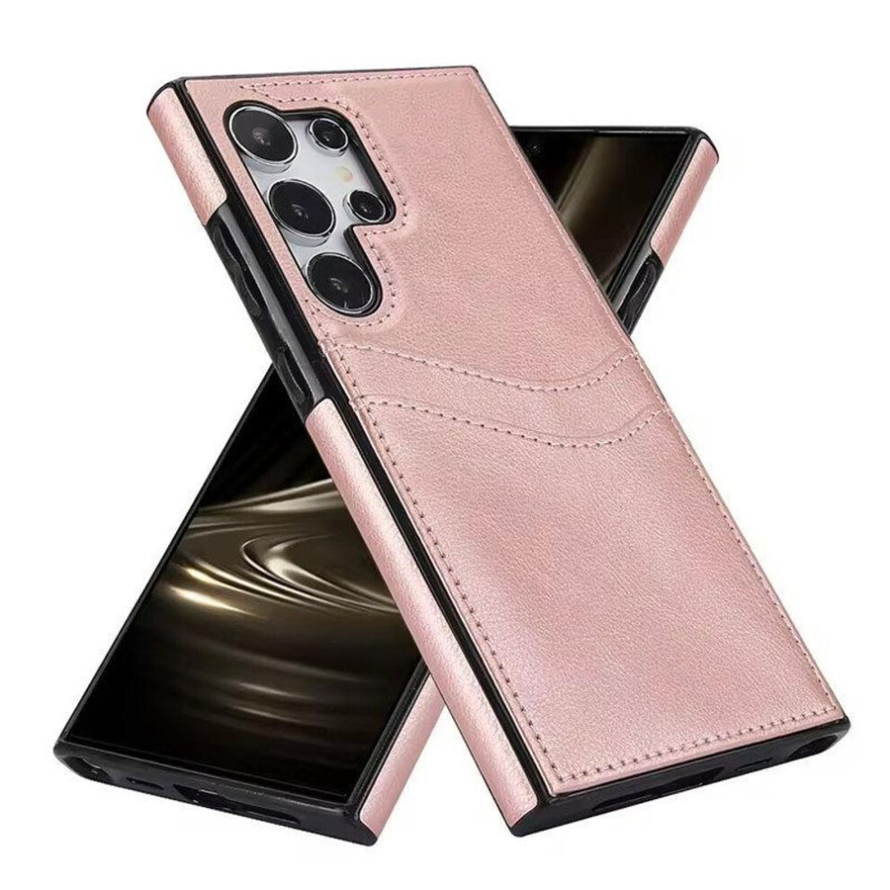 (pink, Samsung S24 Plus) Wallet With Card Holder Phone Case For Samsung Galaxy S23 Fe S25 S24 S22 Ultra Plus Leather Protective Cover