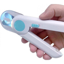 Professional Dog Cat Pet Nail Clippers with Safety Guard and LED Light, Pet Nail Scissors