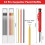 2 Pack Solid Woodworking Pencils Built-in Sharpener Woodworking Mechanical Pencil Set with Solid Deep Hole Mechanical Construction Pencils 2