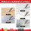 2 Pack Solid Woodworking Pencils Built-in Sharpener Woodworking Mechanical Pencil Set with Solid Deep Hole Mechanical Construction Pencils 3