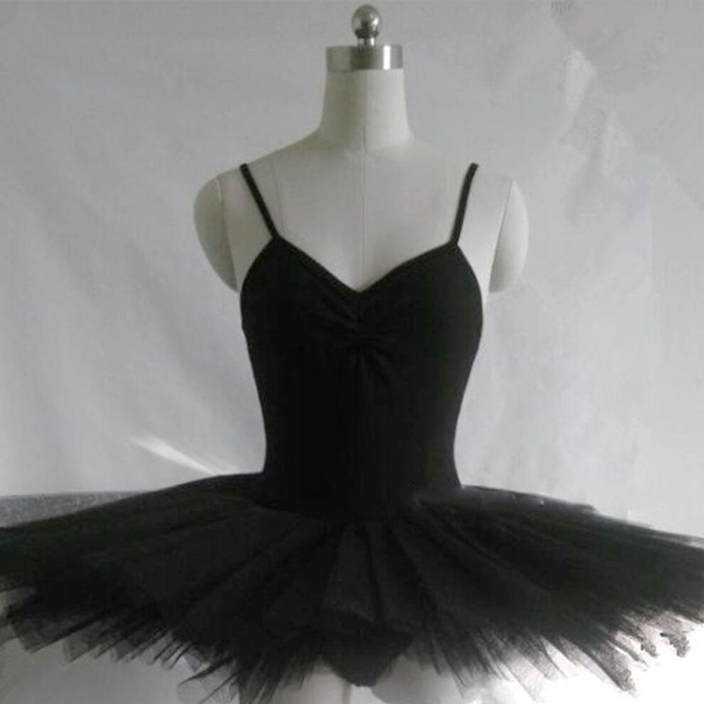 (black, 150cm) Tutu Adult Ballet Leotard Black Red White Costumes Ballerina Women Ballet Dance Clothes Kid Child Girls