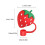 6 Pcs Drinking Straw Covers Cap, Cute Silicone Cloud Straw Covers Reusable Drinking Straw Tips Lids 2