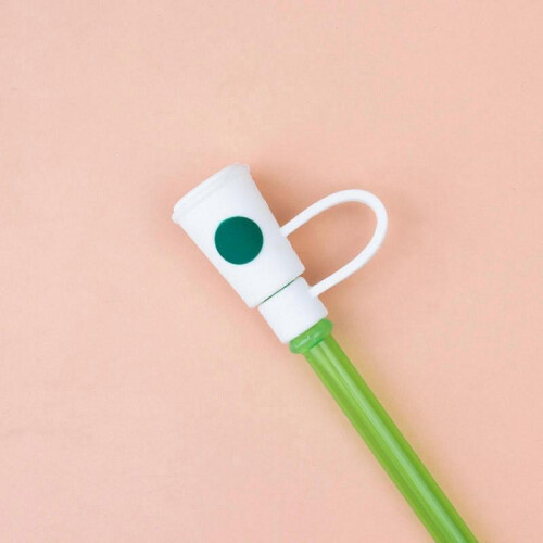 6 Pcs Drinking Straw Covers Cap, Cute Silicone Cloud Straw Covers Reusable Drinking Straw Tips Lids 2