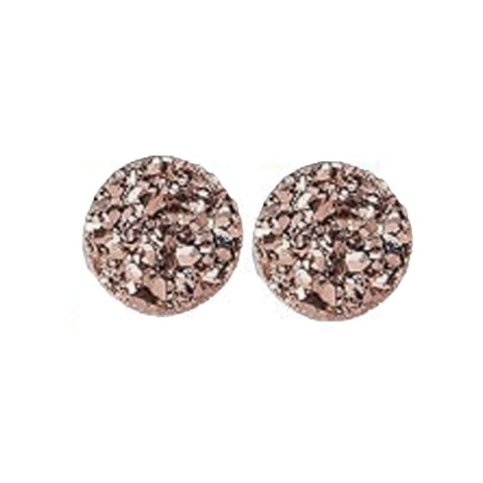 (Champagne-Round-6mm) For Weight Loss Lymphatic Magnetotherapy Earrings Therapy Earrings Lymphatic Drainage Earrings