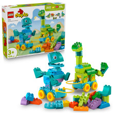 LEGO DUPLO La Mia Città 10451 Dinosauri su Ruote 3-in-1 - Gioco di apprendimento a partire da 3 anni