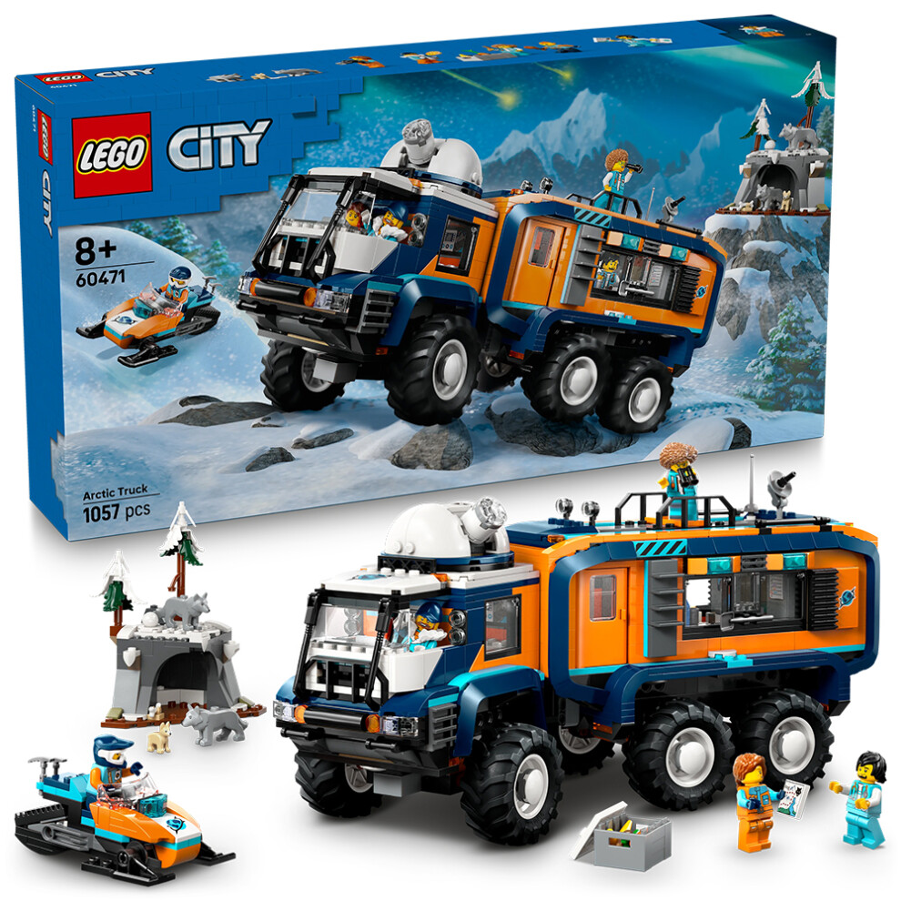Lego City 60471 Arctic Explorer Science Lab Truck Age 8+ 1064Pcs - Building Set