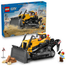 LEGO City 60466 Der Gelbe Bulldozer - Konstruktionsspielzeug ab 8 Jahren
