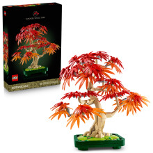 LEGO Botanicals 10348 Japanilainen Punainen Vaahtera Bonsai - Aikuisten Rakennussetti