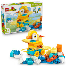 LEGO DUPLO Ma Ville 10448 Eläimet Rattailla 3-In-1 - Rakennuspeli 2-vuotiaista alkaen – Koira