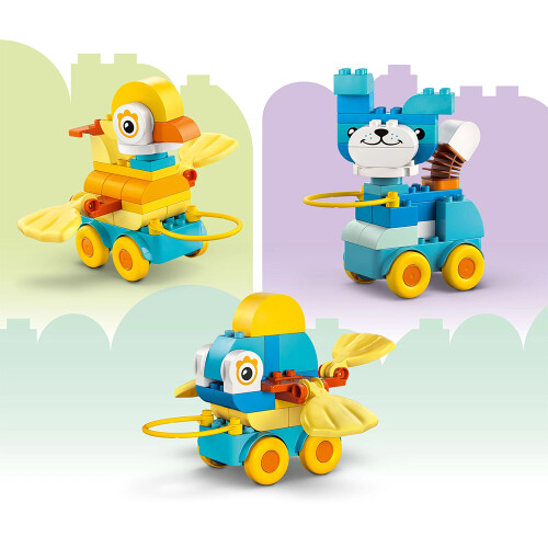 LEGO Lego Duplo 10448. 3 i 1 Dyr på Hjul 1