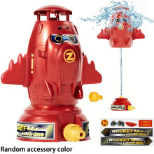 (Red) Sprinkler Toy for Kids - Interactive Outdoor Water Toy with Adjustable Nozzle, Durable Red & Yellow Design