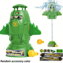 (Green) Sprinkler Toy for Kids - Interactive Outdoor Water Toy with Adjustable Nozzle, Durable Red & Yellow Design