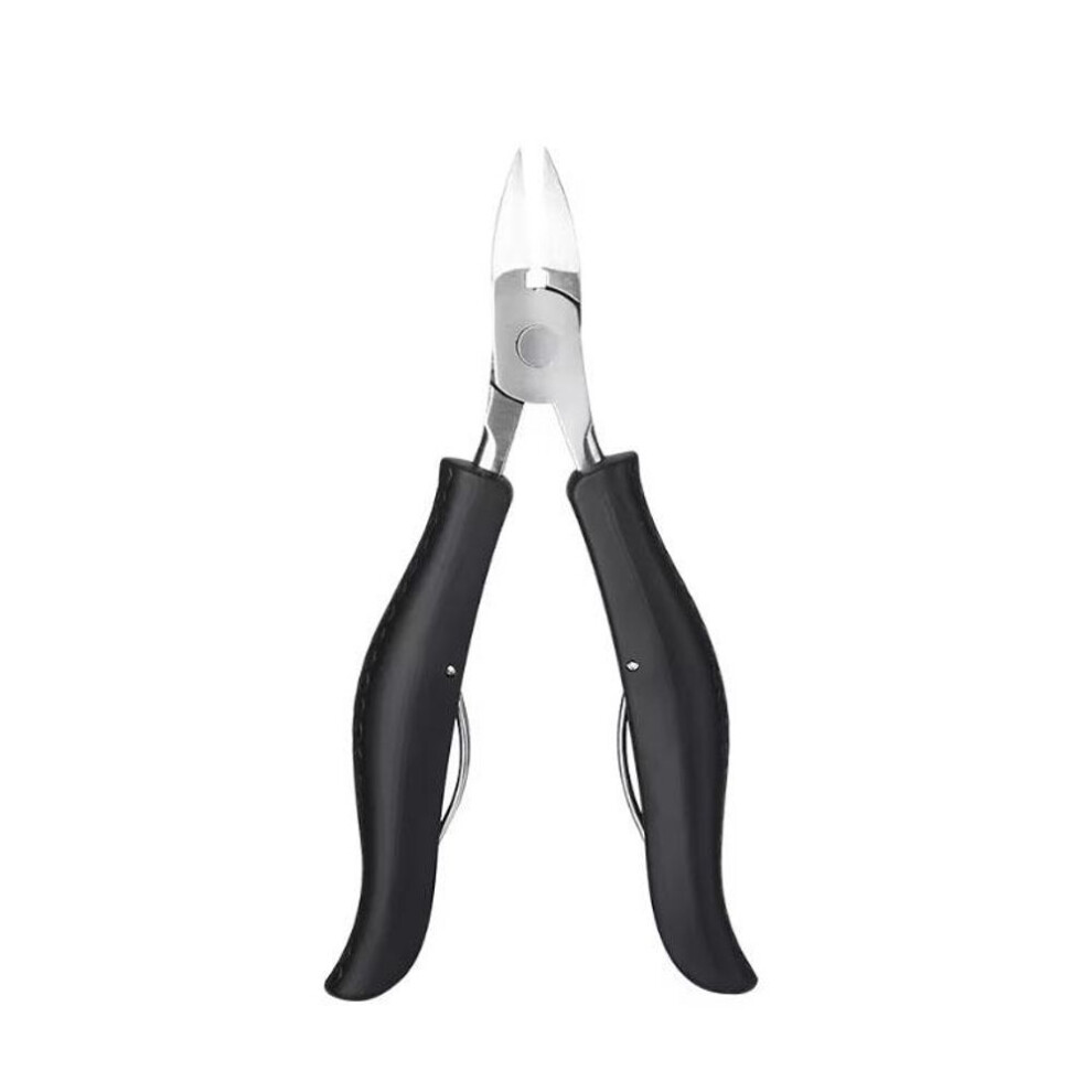 (black) 1pcs Professional Material Toe Nail Clipper For Ingrown Thick Toenails Nipperstrimmer Cutter Manicure Pedicure Accessories Tool