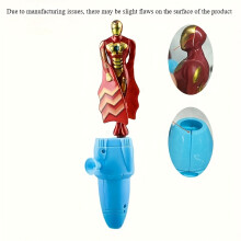 (Iron Man) Anime Spiderman Bamboo Dragonfly Flying Toy Iron for Man Captain Rotating String Flying Toys Outdoor Toy