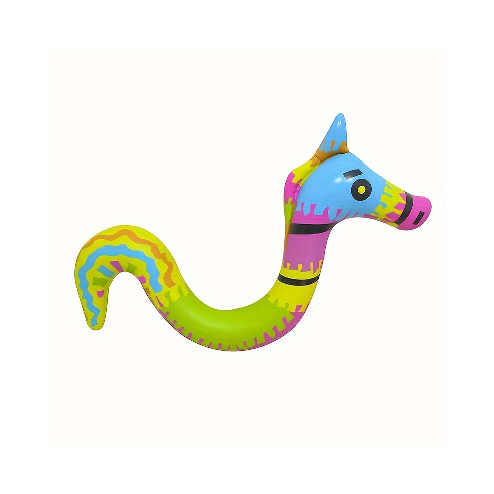 Photos - Pools Accessory (Seahorse, 262g)  Fun Colorful Inflatable Swim Stick | 3D Animal Design, PVC Material, Perfect for Poo[Fun Inflatable Stick]