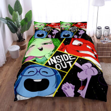 (SINGLE 135x200cm) Inside Out Kids Printed Quilt Set-2