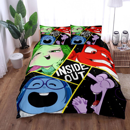 (SINGLE 135x200cm) Inside Out Kids Printed Quilt Set-2