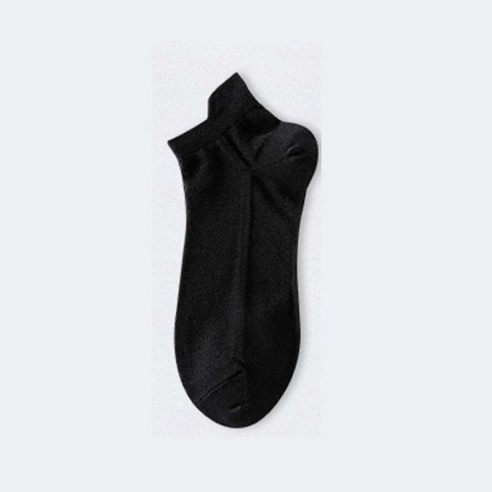 (black) Ultra Thin Breathable Cotton Ankle Socks for Women, Solid Breathable Summer Women Mesh Low Cut Socks